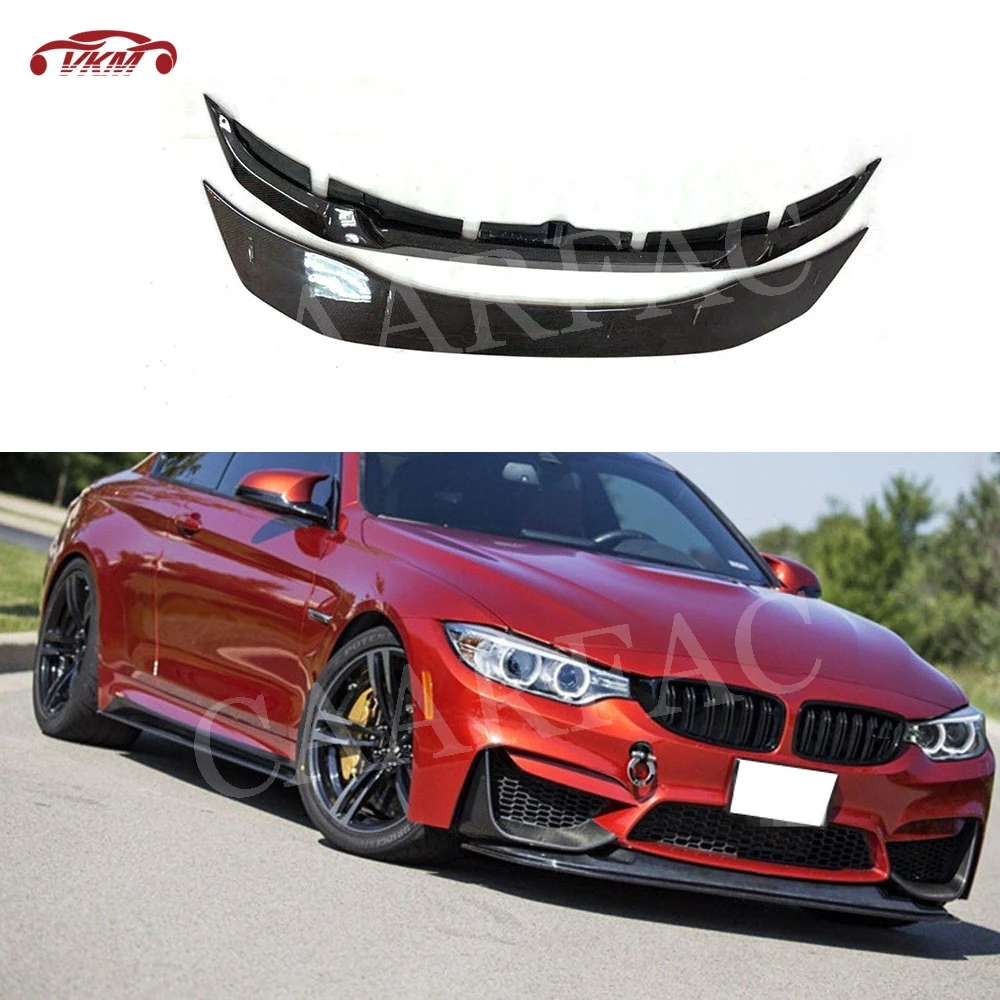 

Carbon Fiber Front Lip Spoiler for BMW 3 Series F80 M3 4 Series F82 F83 M4 2014-2018 Double Bumper Chin Shovel Car Styling