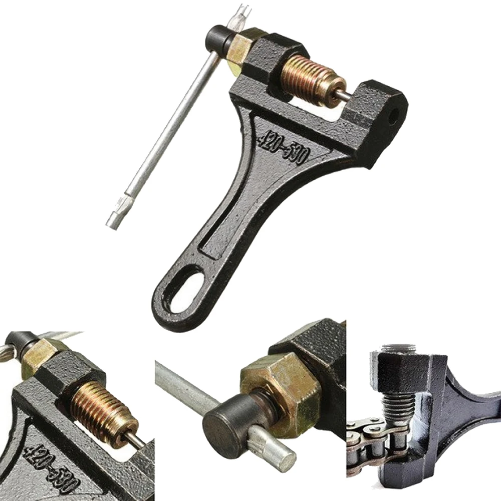 

Universal 420-530 Chain Breaker Splitter Cutter Link Remover Tool ATV Chain Cutter Riveting Tool Repair Plier Tool