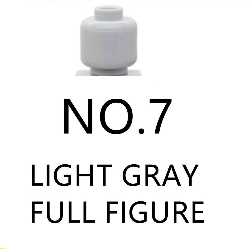 Building Blocks Toys 20pcs/Lot Blank No Printing Mini Figure Building Block Toys 40 Colors Collection DIY Painting Mini Block