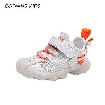 

CCTWINS Kids Shoes 2020 Spring Boys Mesh Breathable Shoes Children Fashion Sport Sneakers Baby Girls Casual Trainers FS3352