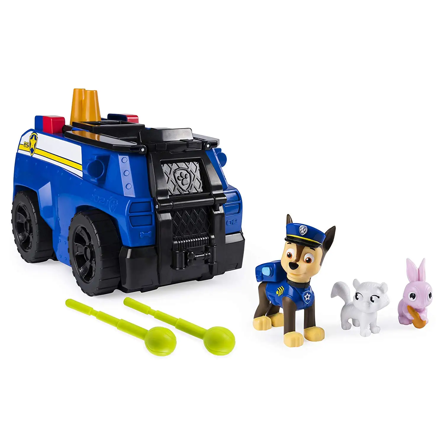 PAW Patrol Chase and Marshall's Ride 'n' Rescue трансформация 2 в 1 игровой набор и пожарная машина