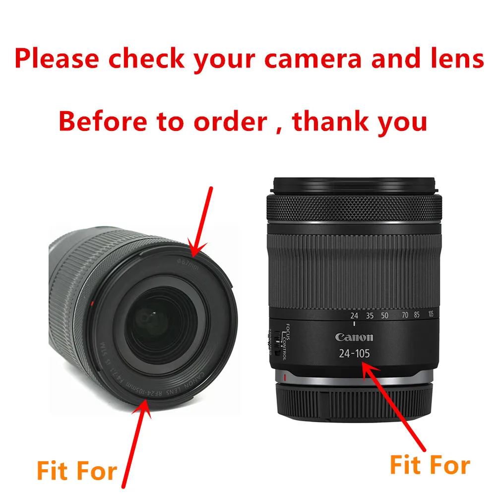 EW73D Reversible Lens Hood for Canon RF 24-105mm IS STM