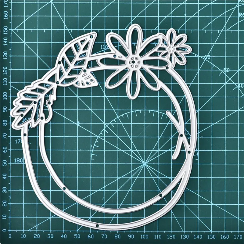 

Eastshape Flower Dies Wreath Leaf Metal Cutting Dies New 2019 for Scrapbooking Card Album Decor Embossing Diecut Template