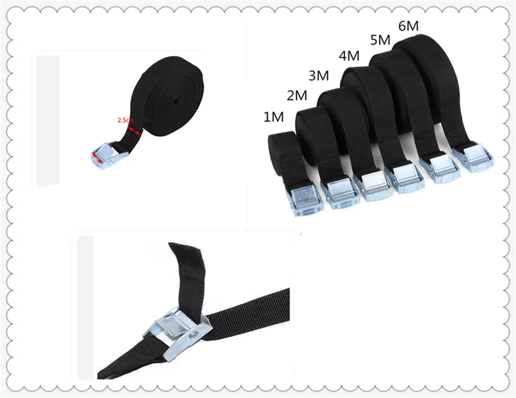 Motorcycle car SUV bicycle tow rope luggage strength belt for Kia Multi-S Amanti Opirus eco Pro-cee-d KOUP