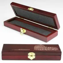 Чехол в ретро стиле из высококачественной деревянной коробки для прямых ножей в форме бритвы