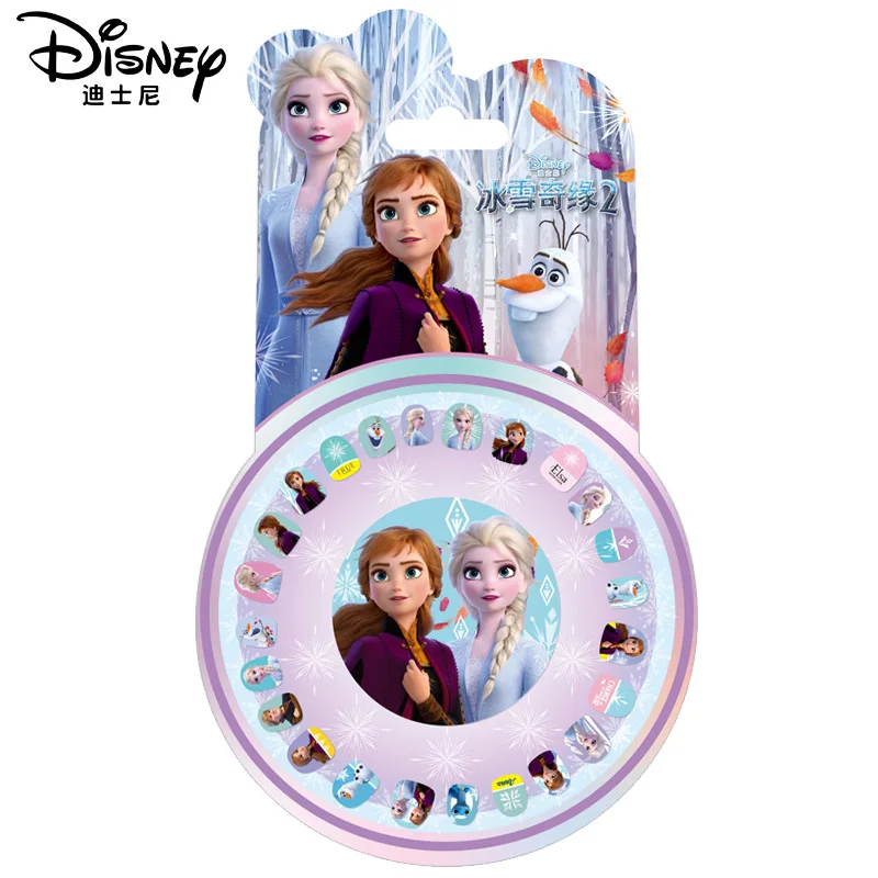 Оригинальная игрушка для макияжа Disney Frozen 2 Эльза Анна детские наклейки ногтей