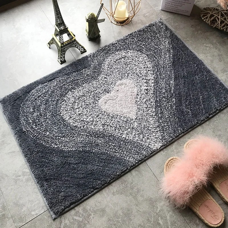 Напольный коврик у двери ванной комнаты впитывает воду, Нескользящая Ванная комната, умывальник, умывальник, коврик для ног