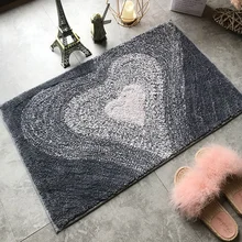 Напольный коврик у двери ванной комнаты впитывает воду, Нескользящая Ванная комната, умывальник, умывальник, коврик для ног