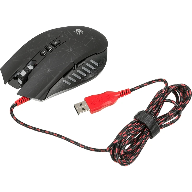 Мышь A4 Bloody P81 черный оптическая(5000dpi) USB2.0 игровая(8but