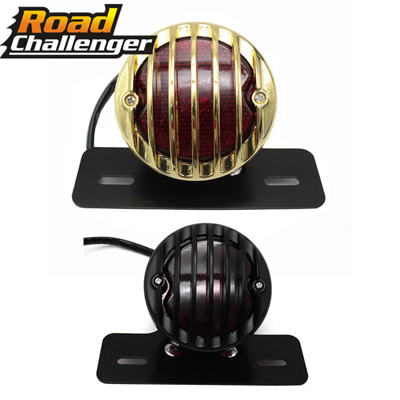 

Motorcycle Tail Light Brake Stop Light License Plate Bracket Taillight for Harley Bobber Chopper Cafe Racer