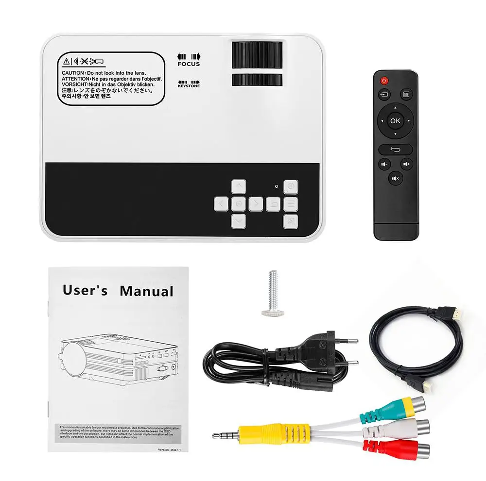 UB10 мини-проектор Full HD 800*480p Цифровое телевидение Funtion Android wifi умный проектор UB10 wifi проектор R25
