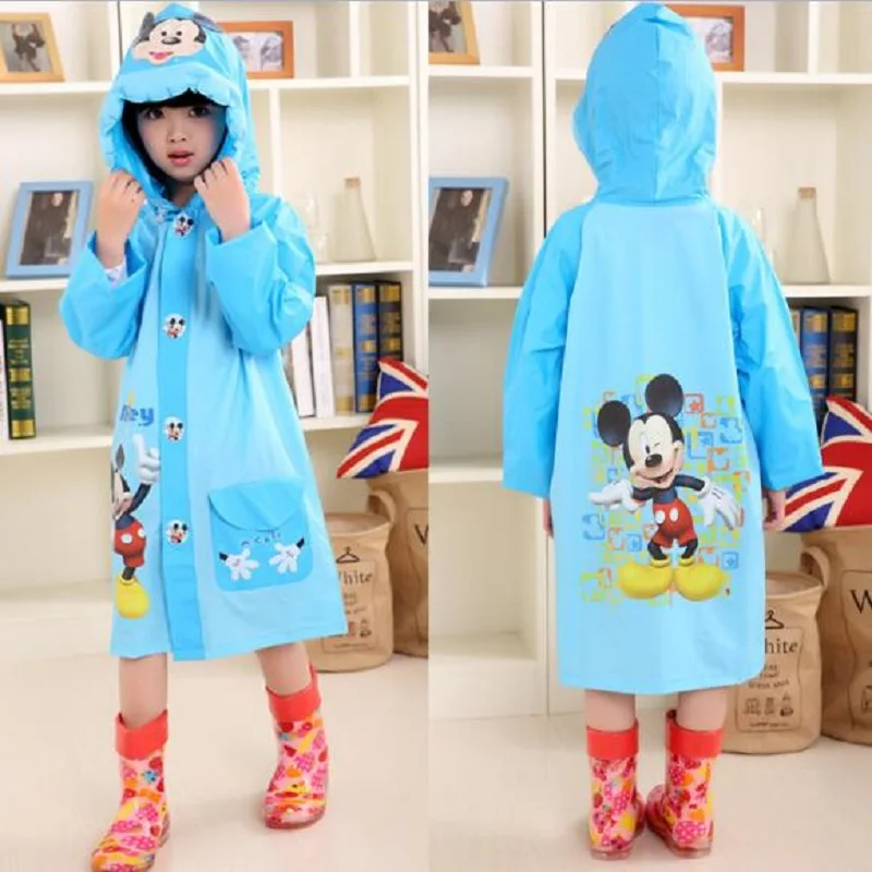 

Cartoon Mouse Raincoat Girls Boys Kids Waterproof Lovely Rain Coat for Baby Children Rainwear Outdoor Outwear Poncho Impermeable
