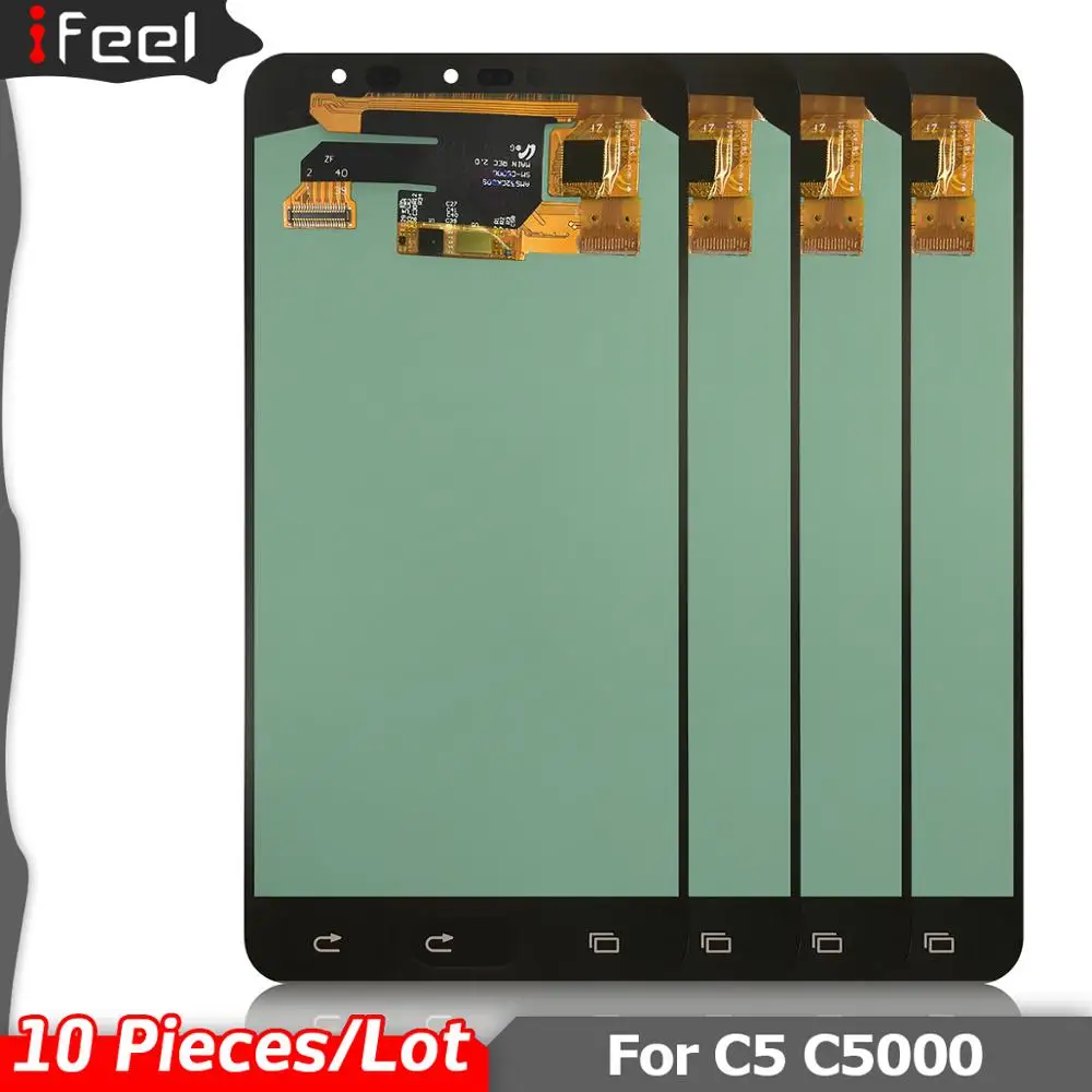 

10 pieces/lot for SAMSUNG Galaxy C5 C5000 LCD Display Touch Screen Super AMOLED LCD Display