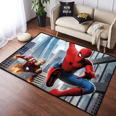 

Marvel The Avengers Hero Door mat Rug Carpet Floor Bedroom Doormat Non-slip Mat Cartoon Gift