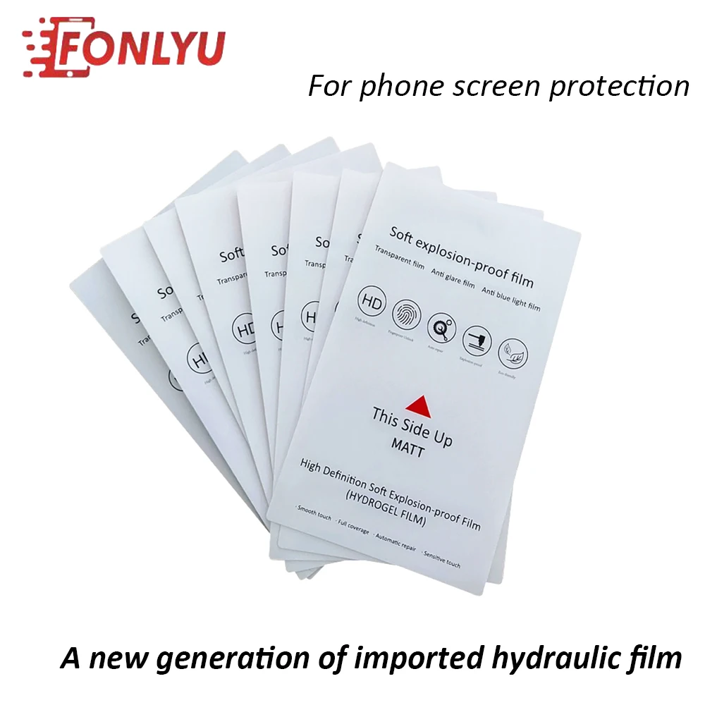 Fonlyu 50pc Imported Tpu Flexible Hydrogel Film Screen Protector For Ss 0c Mobile Phone Front Glass Membrane Cutting Machine Power Tool Sets Aliexpress