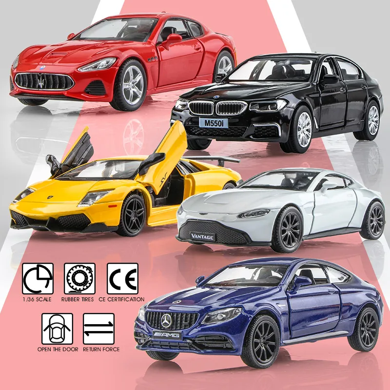 Подарок на день рождения модель автомобиля из сплава 1:36 имитация изысканного