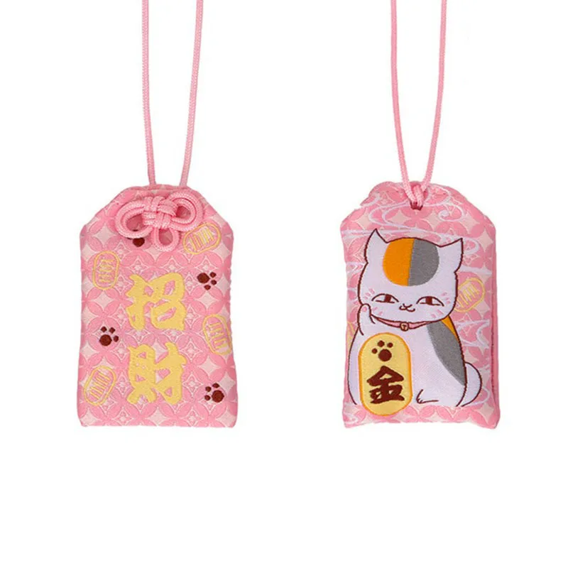 1 шт. Kawaii традиционный Omamori Natsume Yuujinchou Любовь Удача защита от ДТП Здоровый кулон