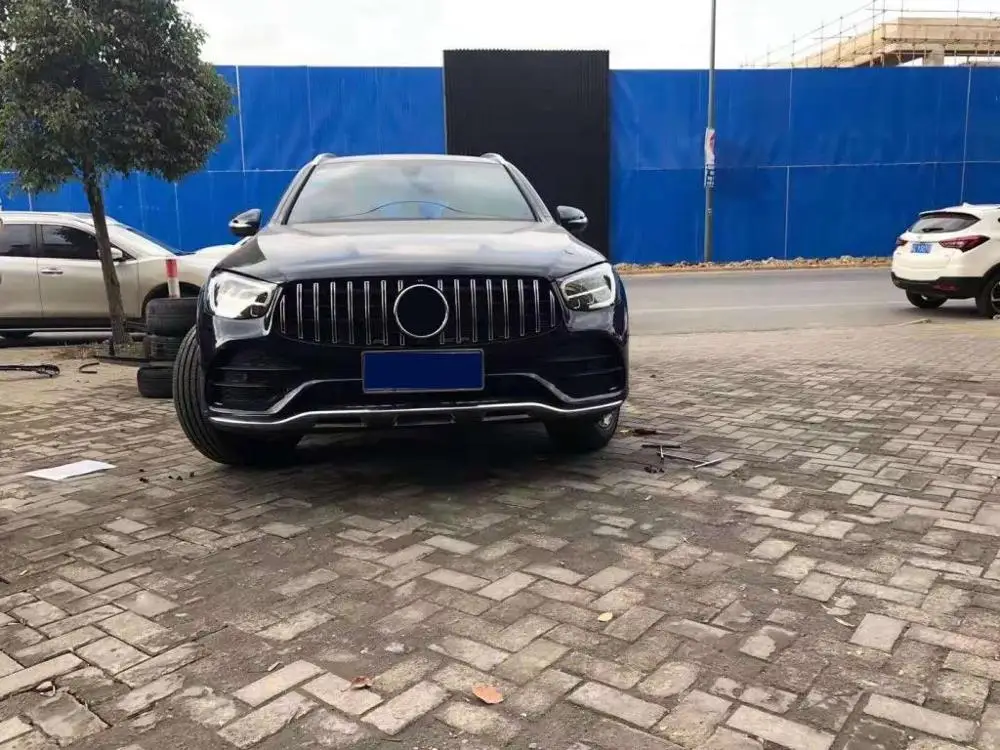 Передняя решетка для Mercedes-Benz GLC Class W253 GTR GT R X253 GLC200 GLC250 GLC300 GLC450 решетка без центрального логотипа
