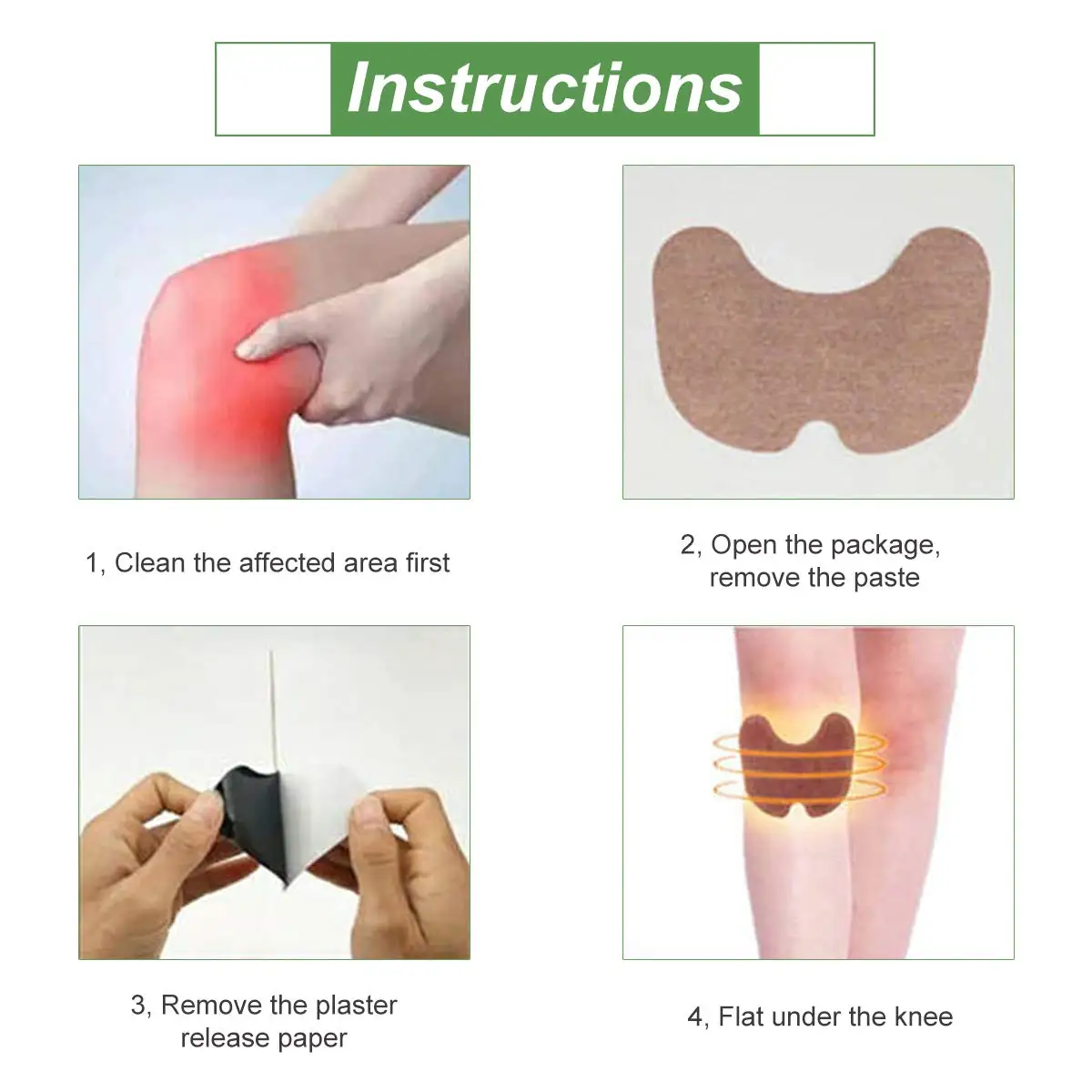 15/30/60/90pcs Knee joint Pain Plaster Chinese Wormwood Extract Sticker for Joint Ache Arthritis Rheumatoid Pain Relief Patch