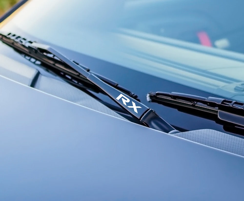 4 Шт Автомобильные наклейки окна стеклоочиститель наклейки для Lexus RX 300 330 составляет 250 300 GX 400 460 UX 200 NX LX v-образной КРЕПЕЖНОЙ ПЛАСТИНОЙ LS GS ES CT200h Fsport аксессуары