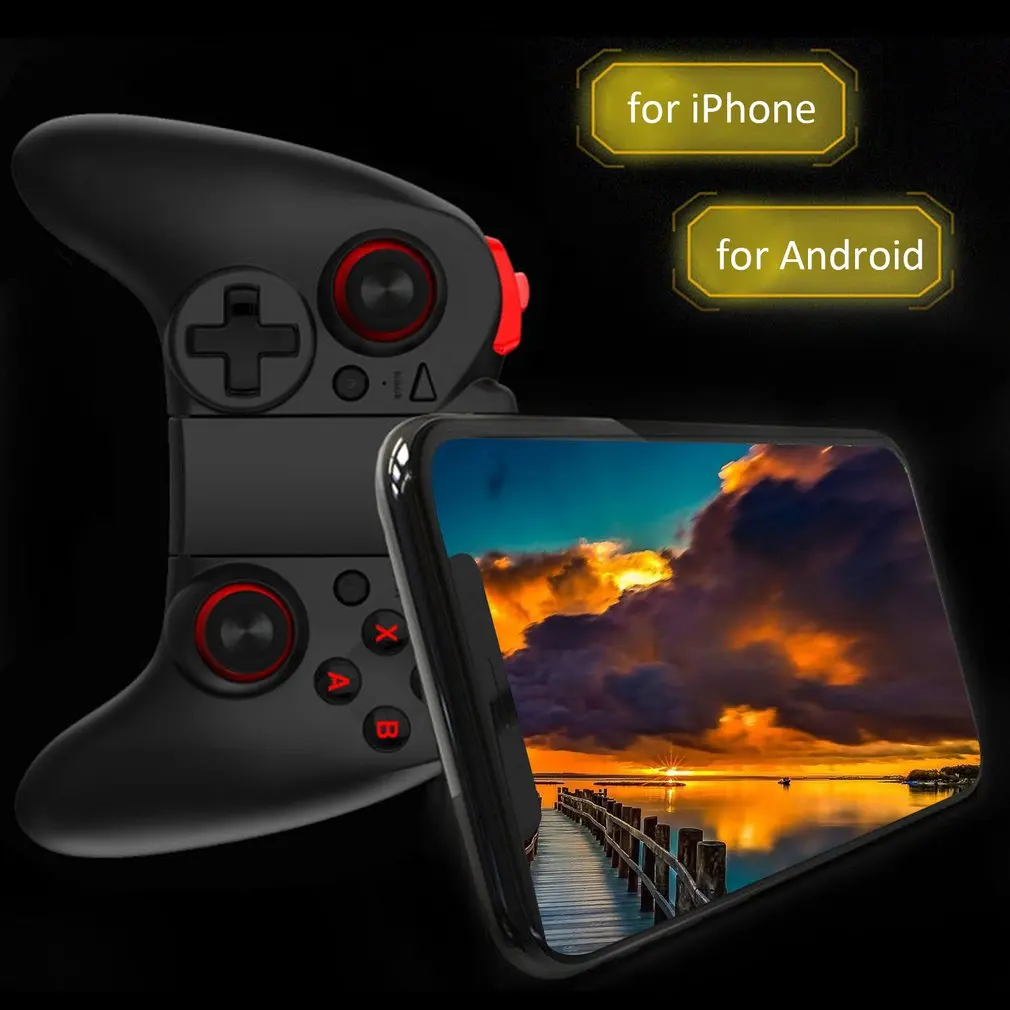X5Plus беспроводной геймпад игровой джойстик Управление Лер селфи держатель телефона, пульта дистанционного управления Джойстик для смартфона планшета