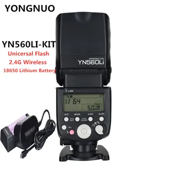 

Yongnuo YN560Li 2.4G radio flashing distance up to 100 meters universal top hot shoe flash for Canon Nikon Olympus lithium flash