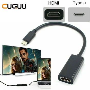 

USB C To HDMI Cable Adapter 4K 60HZ Type-C HDMI 2.0 HDTV Converter For Samsung S9 S8 Note 8 9 Huawei Mate10 20 Pro For Macbook