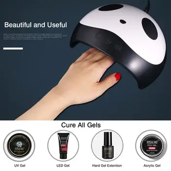 

Cute Panda LED Nail Lamp 36W UV Gel Polish Dryer Manicure Lamps USB Charger Nail Art Lamp