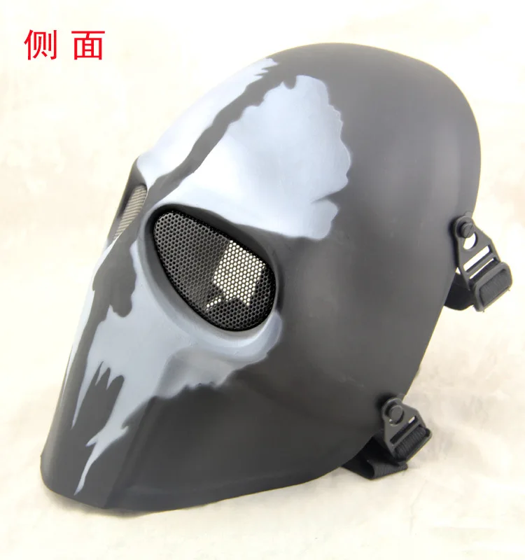 

Halloween Full Face Skeleton Mask Field Operations Horror Mask Camouflage Cool CS Equipment Full Face Warrior Mask