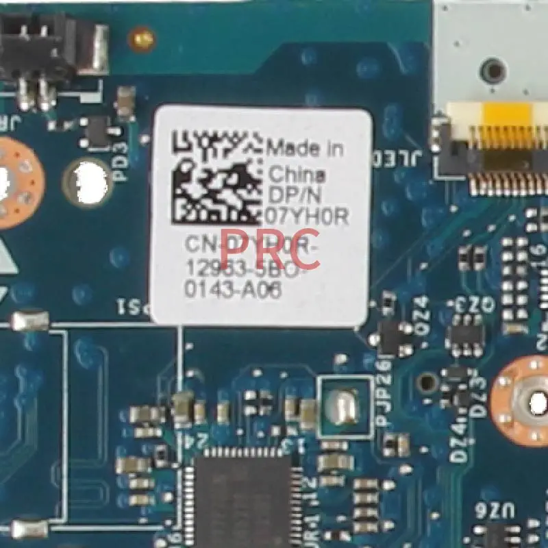 Notebook Mainboard, LA-A891P, SR23Y, DDR3, CN-07YH0R, 07YH0R, 07YH0R