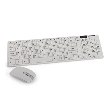 

Multi System Compatible For Laptop PC Computer Wireless Keyboard Mouse Set Ultra-thin 2.4GHz Wireless Keyboard+Mouse Set