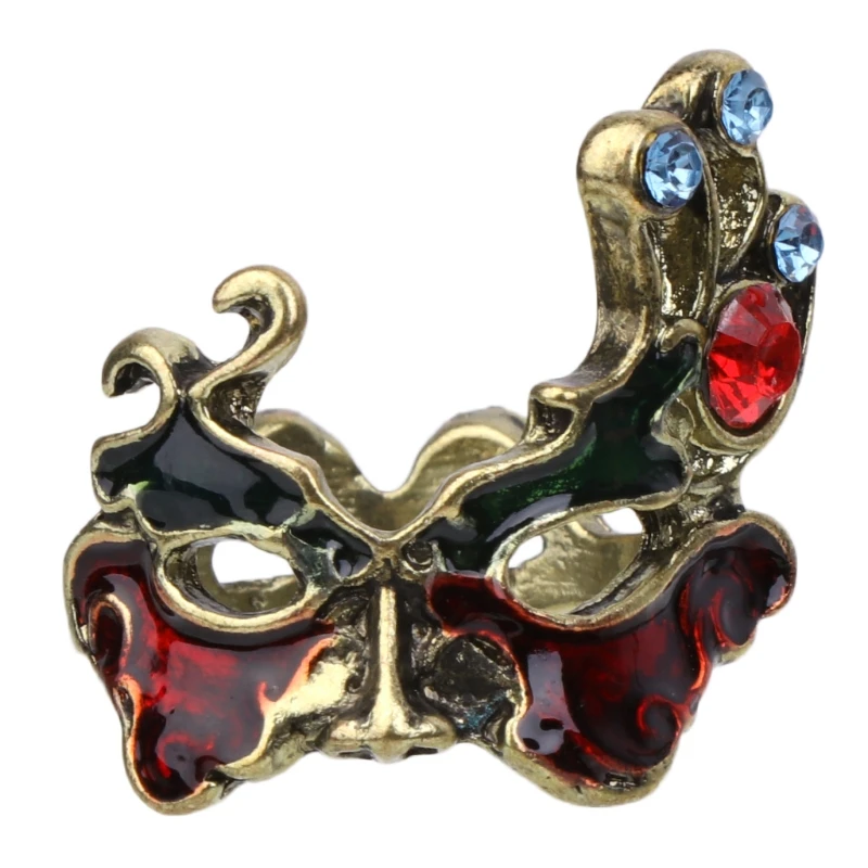

Retro Palace Mask Face Style Unique Charm Punk Finger Ring Band Loop Jewelry New W2952001