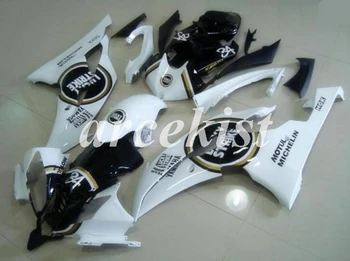 

4 Gifts Injection Mold New ABS Fairings kit fit for YAMAHA YZF-R6 2008 - 2016 08 09 10 11 12 13 14 15 16 Body set white black