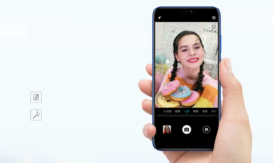20.0mp + 16.0mp Huawei Honor Telefones Celulares 6.5 Polegada Smartphone Fhd Tela Telefone Kirin 710 Impressão Digital Usado 8x 14 Walkie-talkie
