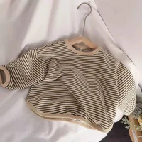 Enfants Garçon Sweat Pour Tout-Petits Filles Top Vêtements Printemps Coton T-shirt À Manches Longues Enfants Vêtements Automne 1-6Y Garçons Vêtements 2