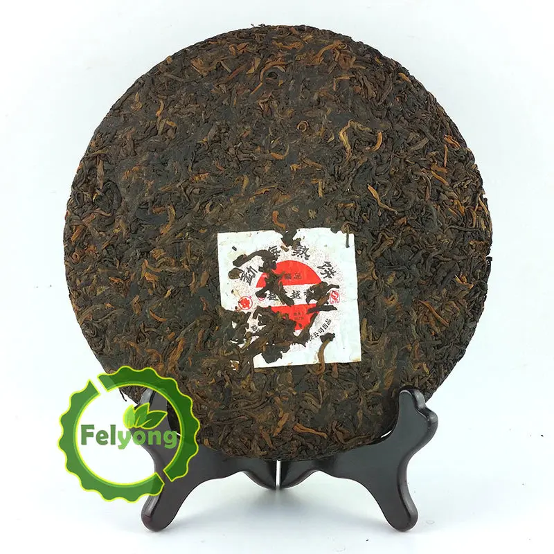 Shu Pu-erh 2015yr NanQiao спелый Pu-erh чай 357 г ZhenCangPin Pu-erh чай торт