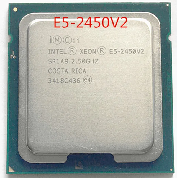 Intel Xeon E5 2450V2 2,5 GHZ 8-ядерный E5 2450 V2 20 МБ SmartCache E5-2450V2 LGA1356 95W E5-2450 V2