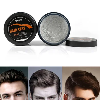 

80g Hair Styling Clay Gel for Men Strong Hold Hairstyles Matte Finished Molding Cream Hot Sales