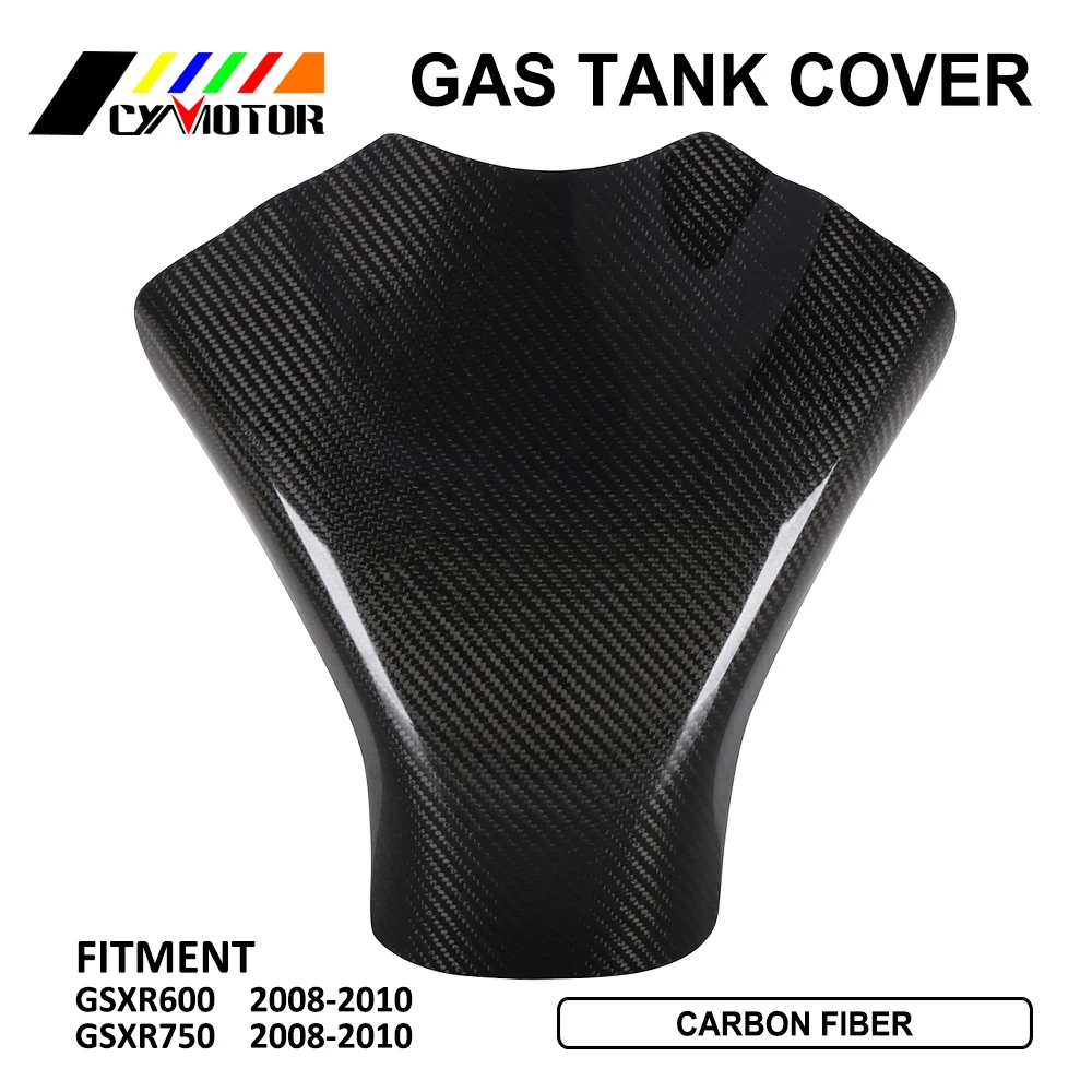 Motorcycle Accessories Carbon Fiber Gas Fuel Tank Cover Protection For SUZUKI GSXR600 GSXR750