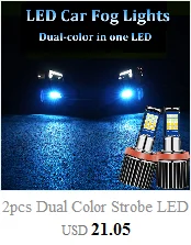 car led lights 2Pcs H8 H11 H3 HB4 9006 HB3 9005 Strobe Fog Lights Bulb 1200LM Car Daytime Driving Running Lamp DRL Auto Leds Light 12V flashing car headlight bulbs