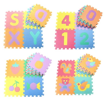 

Alphabet Baby Toy Foam Puzzle Number Mat Educational Play Baby Crawling Mats Carpet Early Teaching Floor Cartoon Print Mats