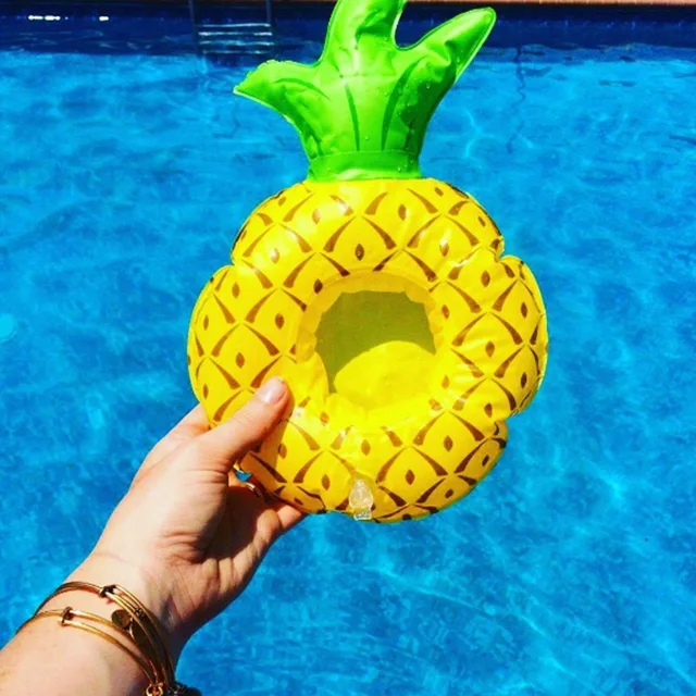 30 pcs Not repeating mini swimming ring Inflatable Red Flamingo Floating Drink Cup Holder Swimming Pool Bathing Beach Party Toy 3