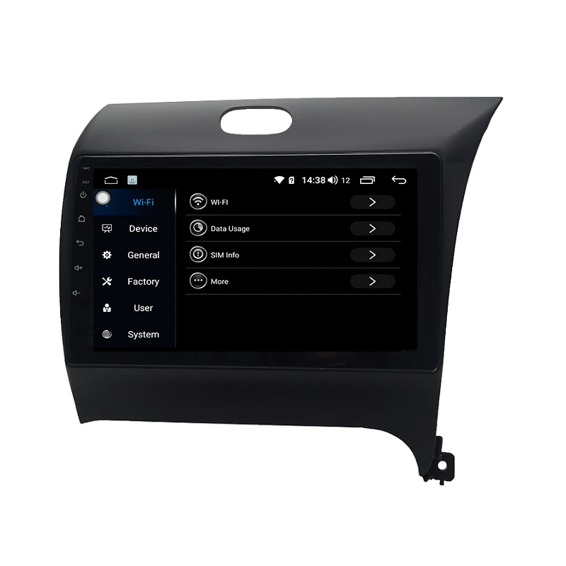Cheap K3 RHD Android 9.0 8-core 4+64G IPS Screen gps bluetooth cerato 1 din car dvd/ gps/radio for KIA K3 RHD 4