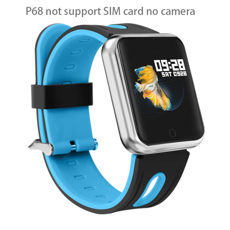 p68 silica blue Смарт-часы Ravi DM98 3g, Android, умные часы с камерой, Bluetooth, Wifi, gps, часы, sim-карта, видео вызов, наручные часы, сотовый телефон - Цвет: p68 silica blue