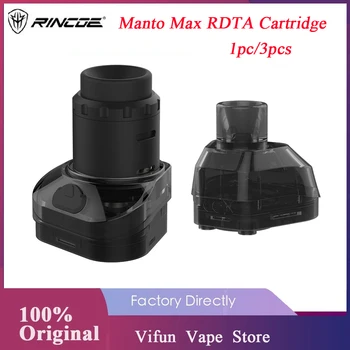

Hot New Original Rincoe Manto Max RDTA Cartridge For Rincoe Manto Max Kit & 8ml Capacity Pod Vape Electronic Cigarette Atomizer