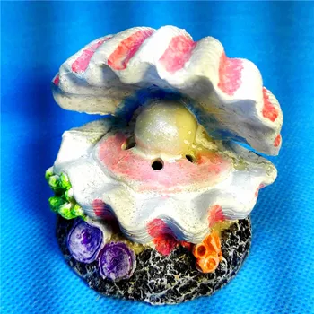 

Pearl Shell Aquarium Fish Tank Decoration Ornament Oxygen Pump Air Bubble Stone Air Pump Drive 4mm Tube 1pc