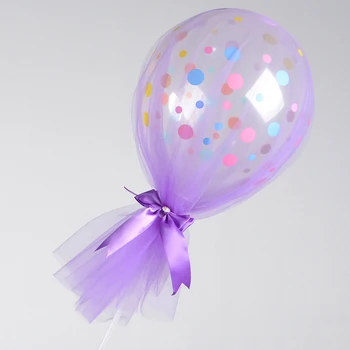 

2020 New 12 inch Balloon Tulle yarn mesh Tulle Roll Sewing Mesh DIY Tutu Skirt Accessories Set for Wedding Party Decoration