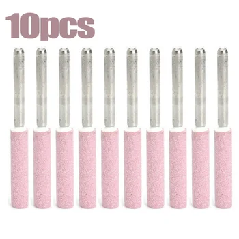 

10pcs/set Chain Saw Sharpening Grinding Stone Bits Tool 4.8mm Parts Replacement Tools Accessories abrasive tool