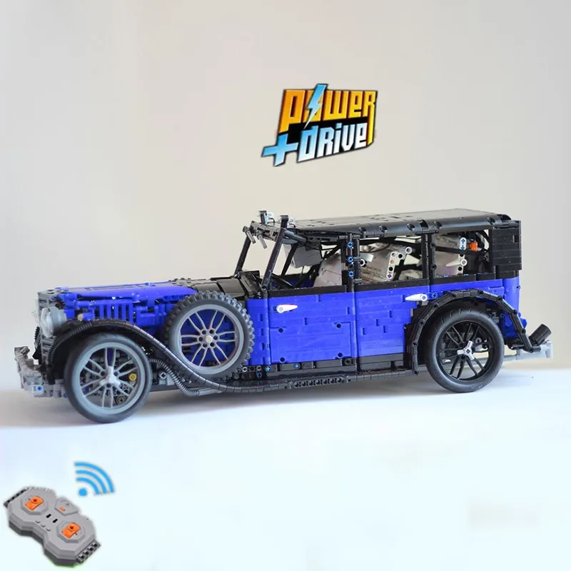 LeGINGlys building block technology moc-14807 Classic car-Benz 770 master car remote control assembling toy model Boy Gift | Игрушки и