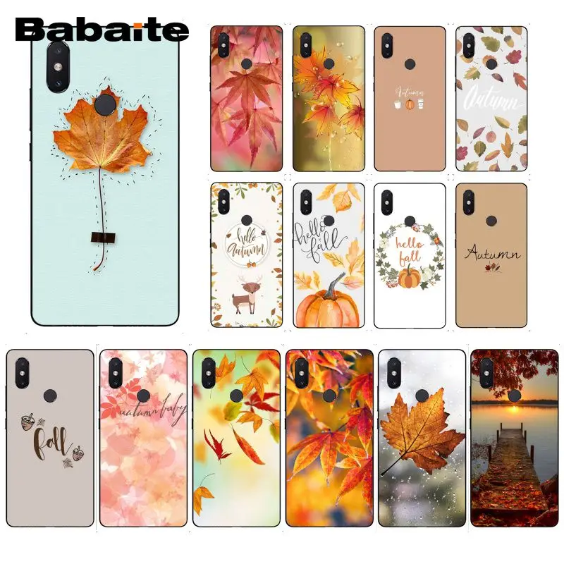 Осенний чехол для телефона Babaite с кленовыми листьями и пейзажем Huawei P20 P30 P20Pro P20Lite